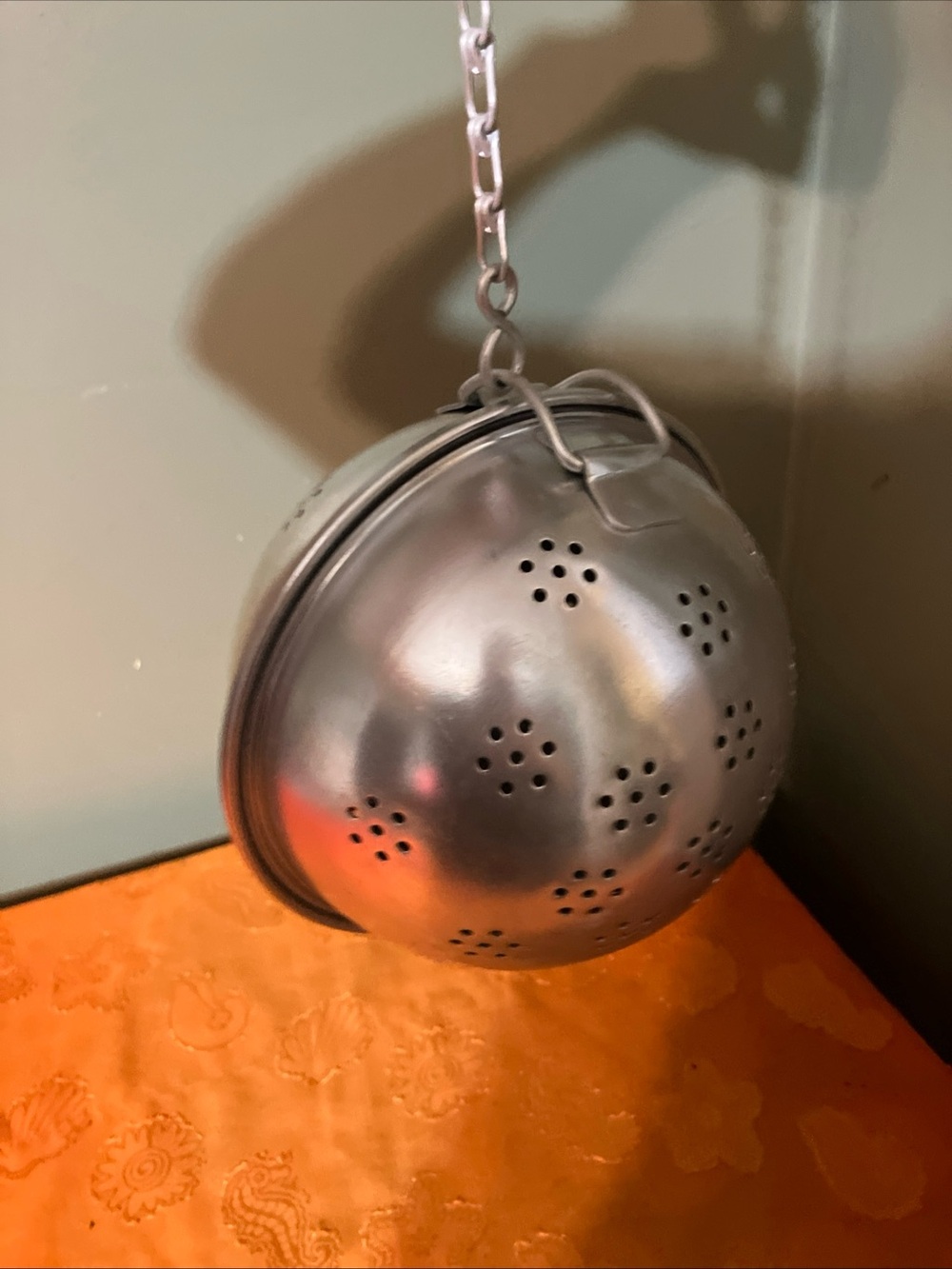 Vintage Aluminum Rice Ball Mold Aluminum Tea Ball Infuser Basket